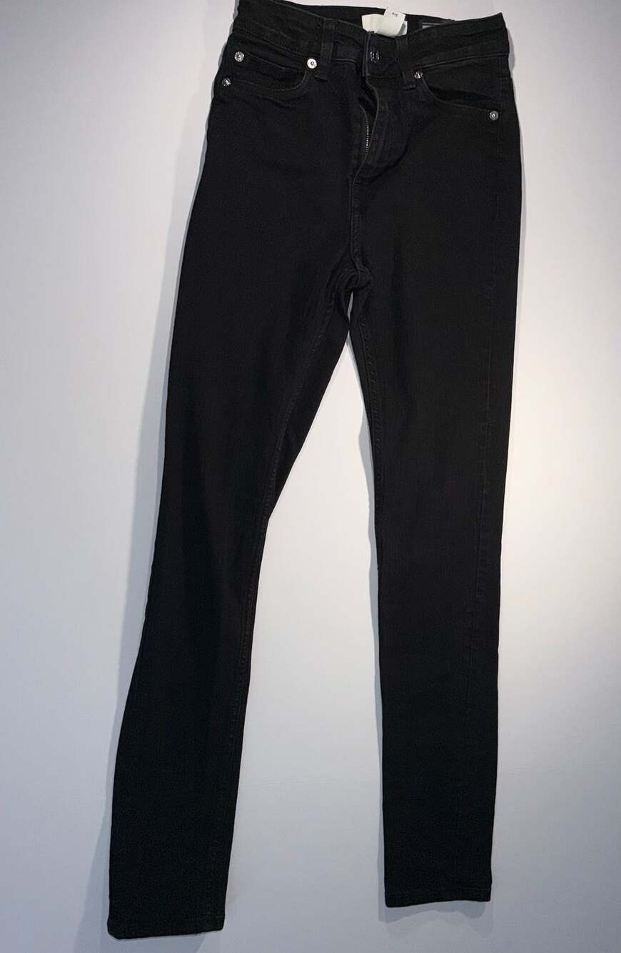 H&M Black Mid Rise Skinny Jeans